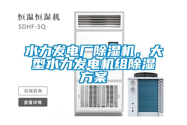 水力發(fā)電廠除濕機(jī)，大型水力發(fā)電機(jī)組除濕方案