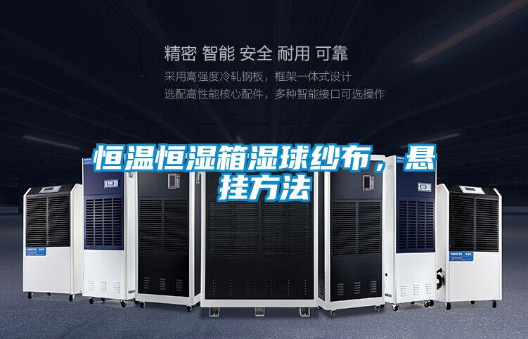 恒溫恒濕箱濕球紗布，懸掛方法