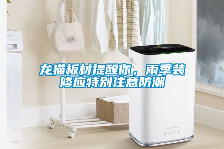 龍貓板材提醒你，雨季裝修應(yīng)特別注意防潮
